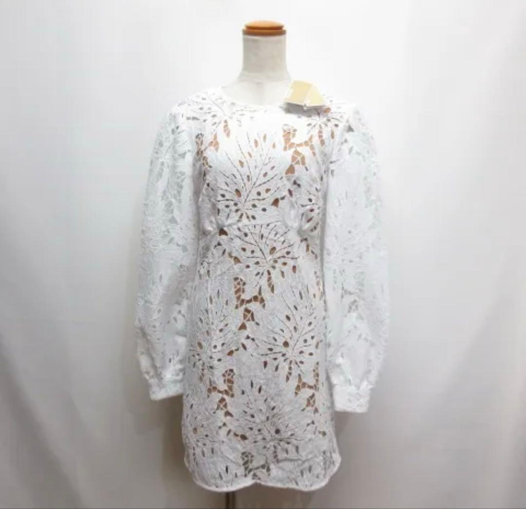 マイケルコース　MICHAEL KORS ホワイトレースワンピース サイズ2