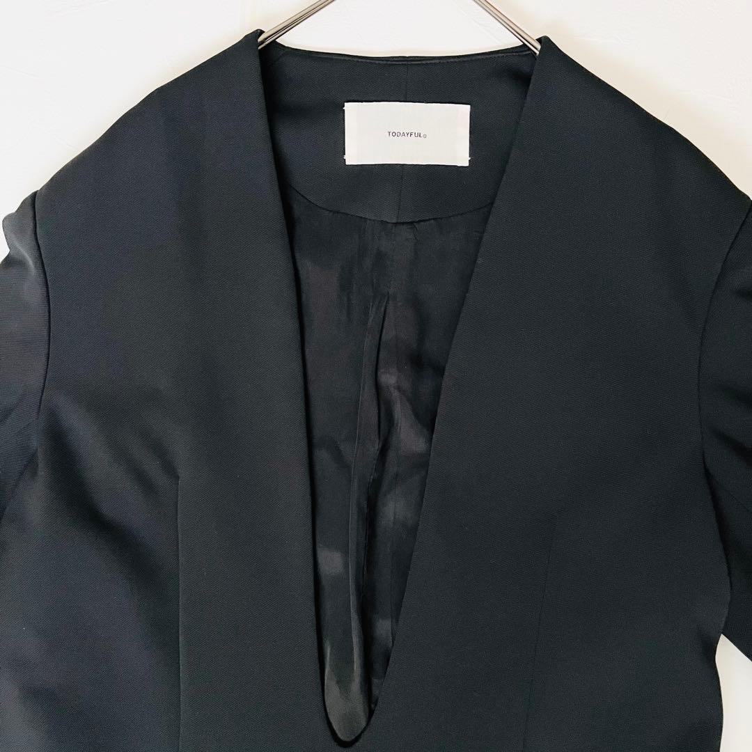 todayful Uneck Pullover Jacket 38 黒