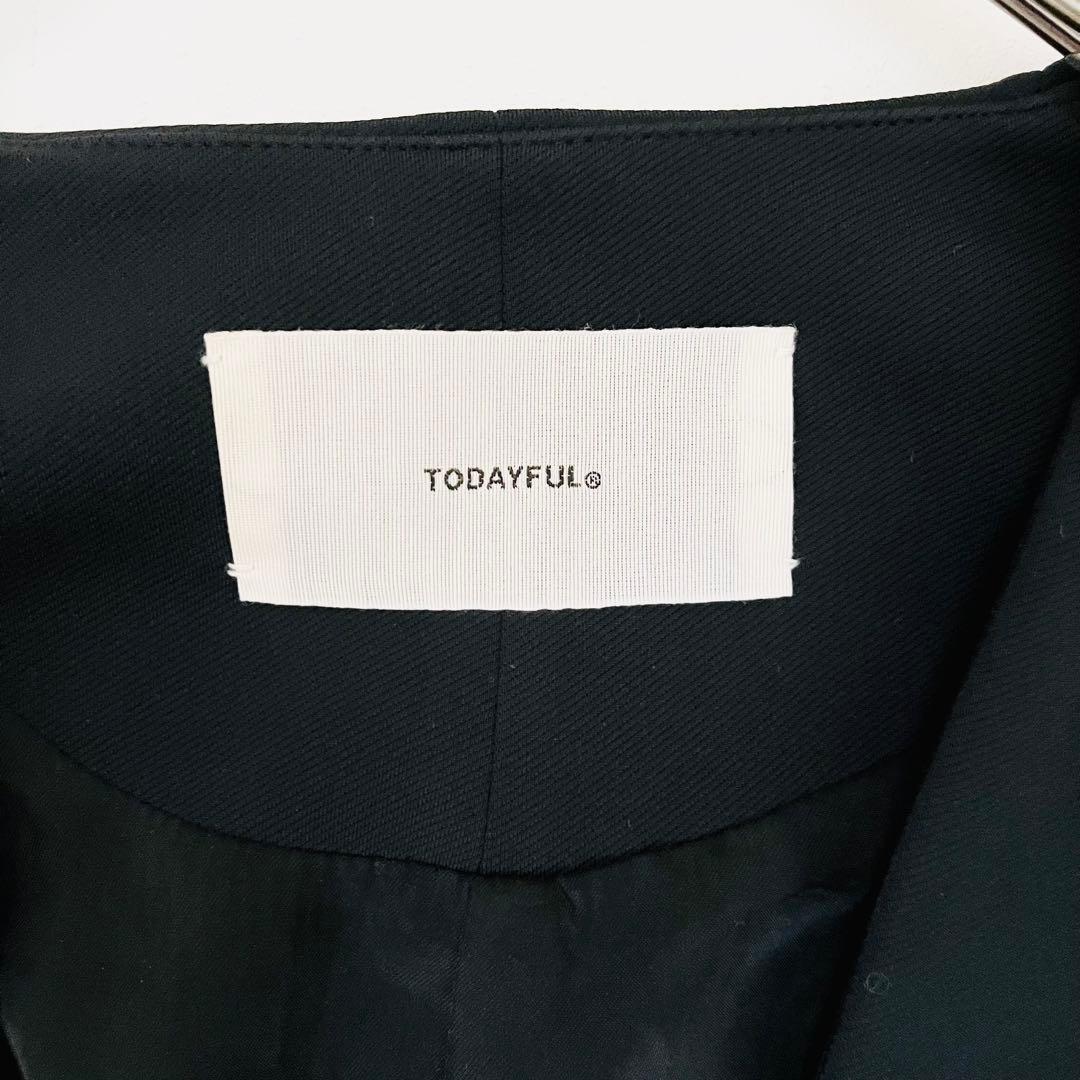 todayful Uneck Pullover Jacket 38 黒