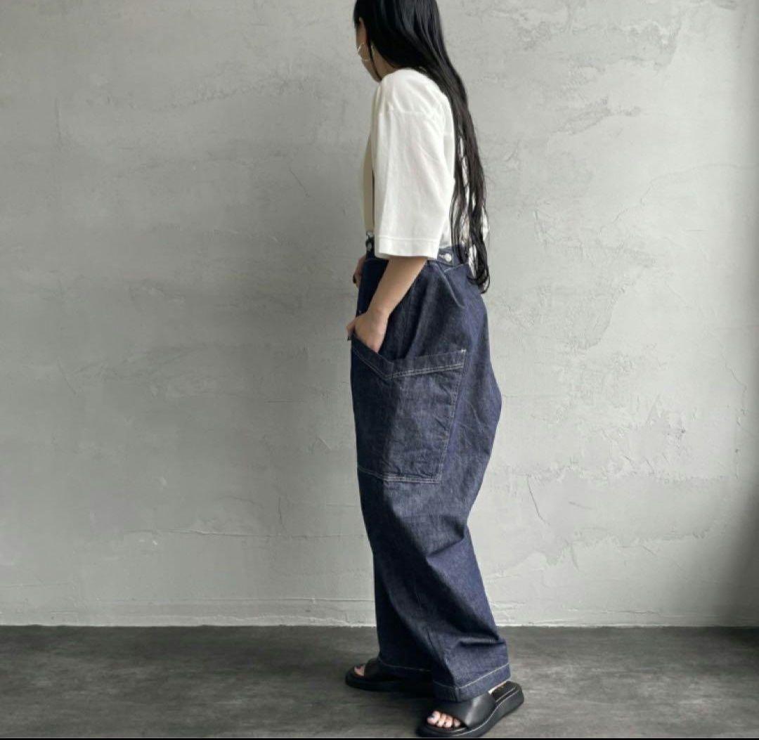 ★大人気★ハーベスティ【極美品】サスペンダーガーデンパンツ　サイズ1　ゆったり