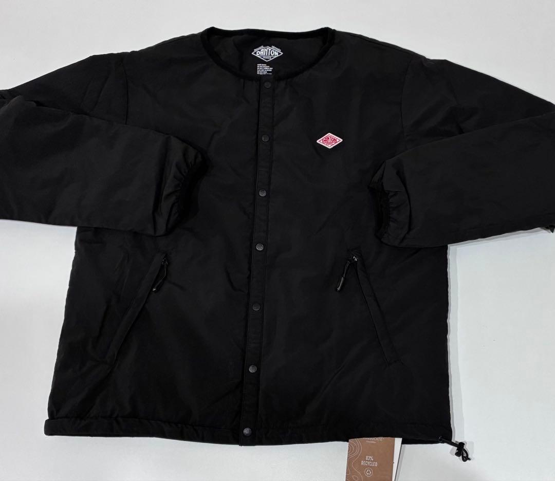 DANTON ダントン インサレーション ノーカラーストレッチナイロンジャケット