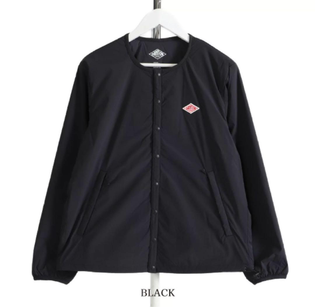 DANTON ダントン インサレーション ノーカラーストレッチナイロンジャケット