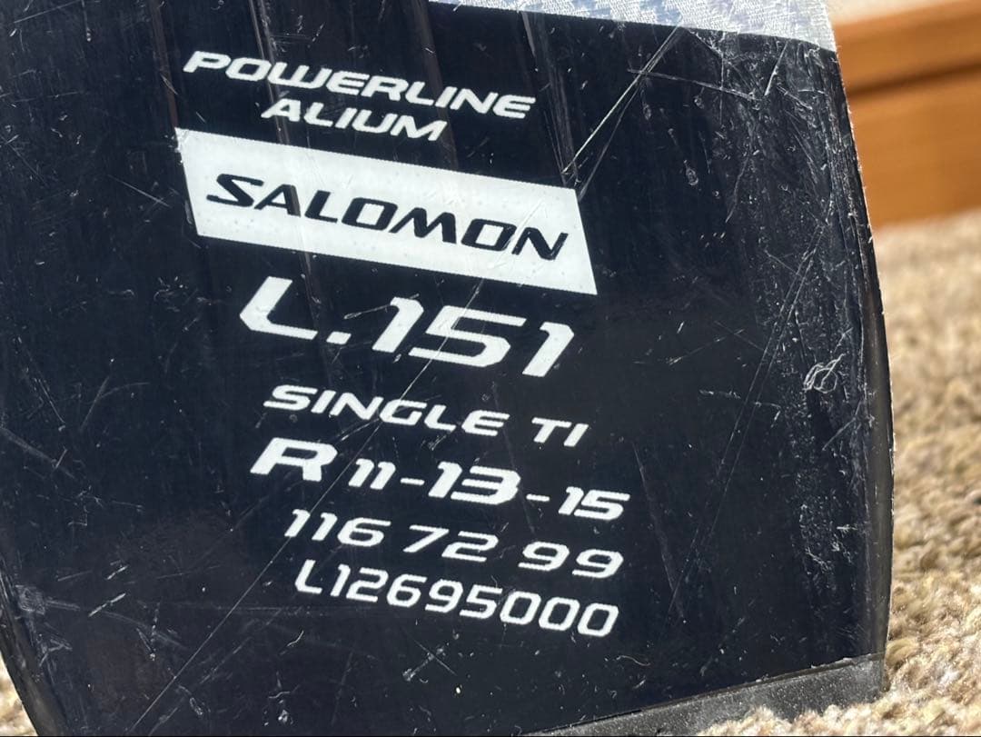 ケンジ SALOMON 24HOURS カービング 150cm ビンディン