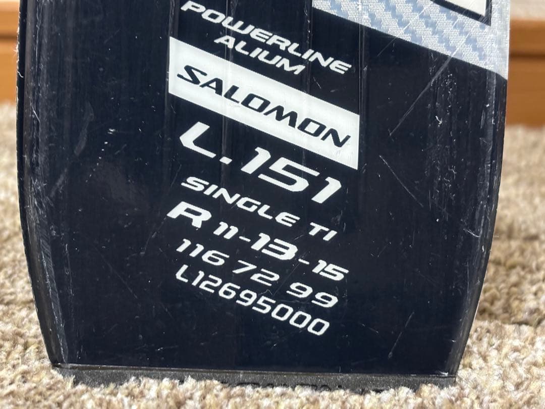 ケンジ SALOMON 24HOURS カービング 150cm ビンディン