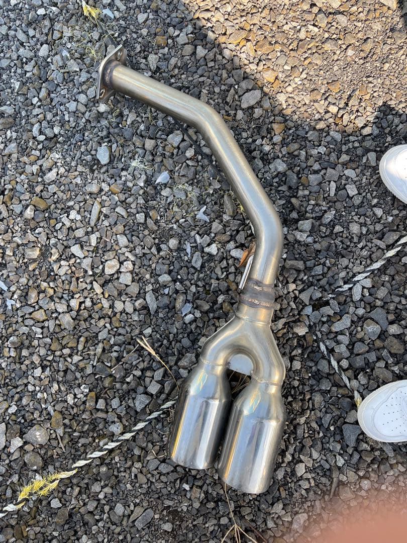 60ハリアー　リアピースマフラー(4本出し)スリーキャッツ　値下げ可