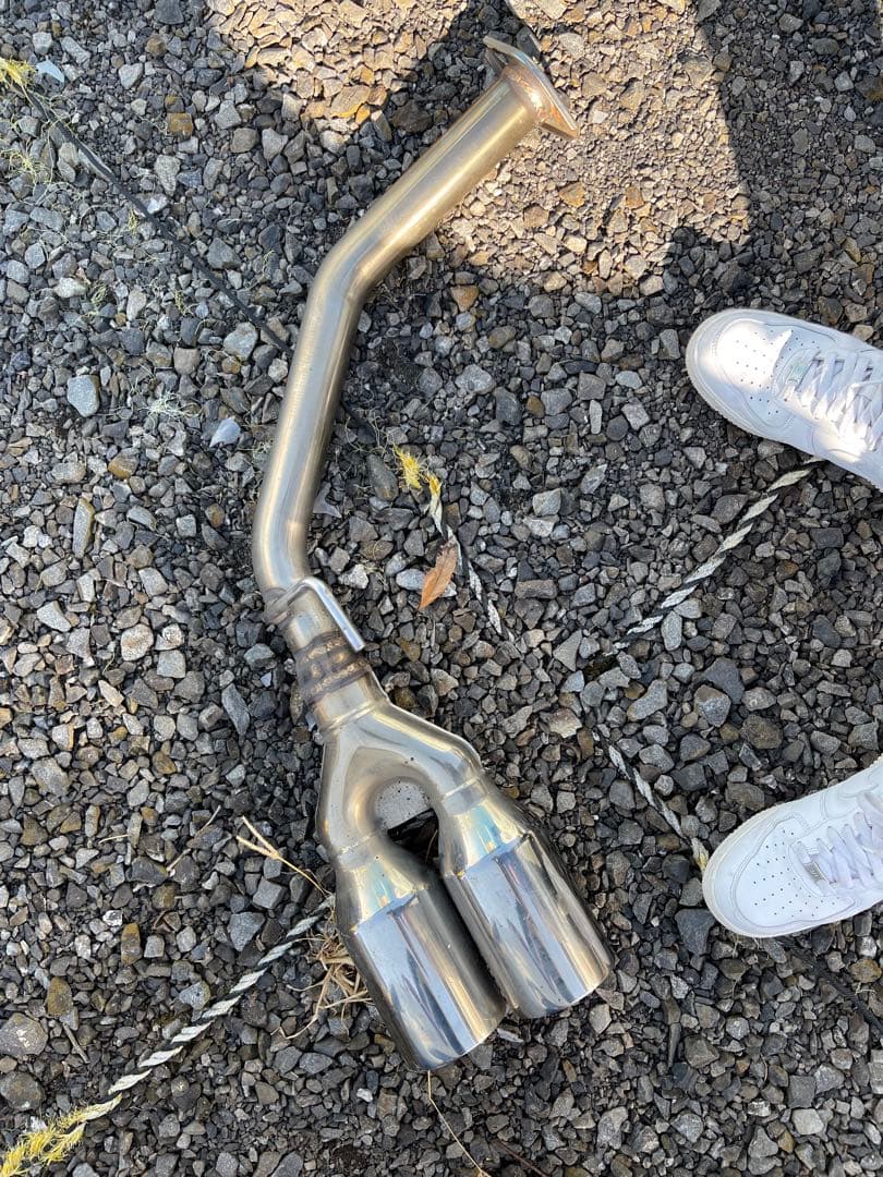 60ハリアー　リアピースマフラー(4本出し)スリーキャッツ　値下げ可