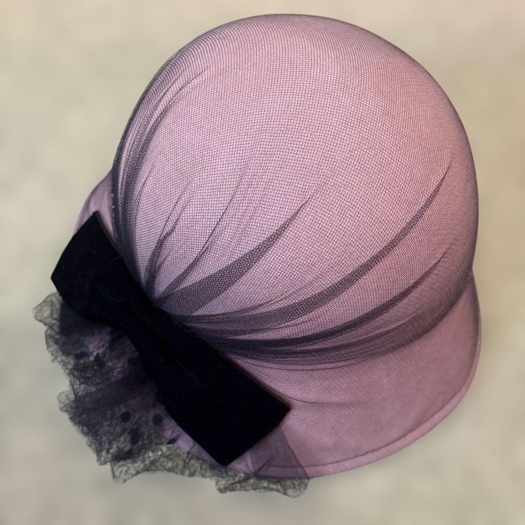 CA4LAベロアリボンチュールハット