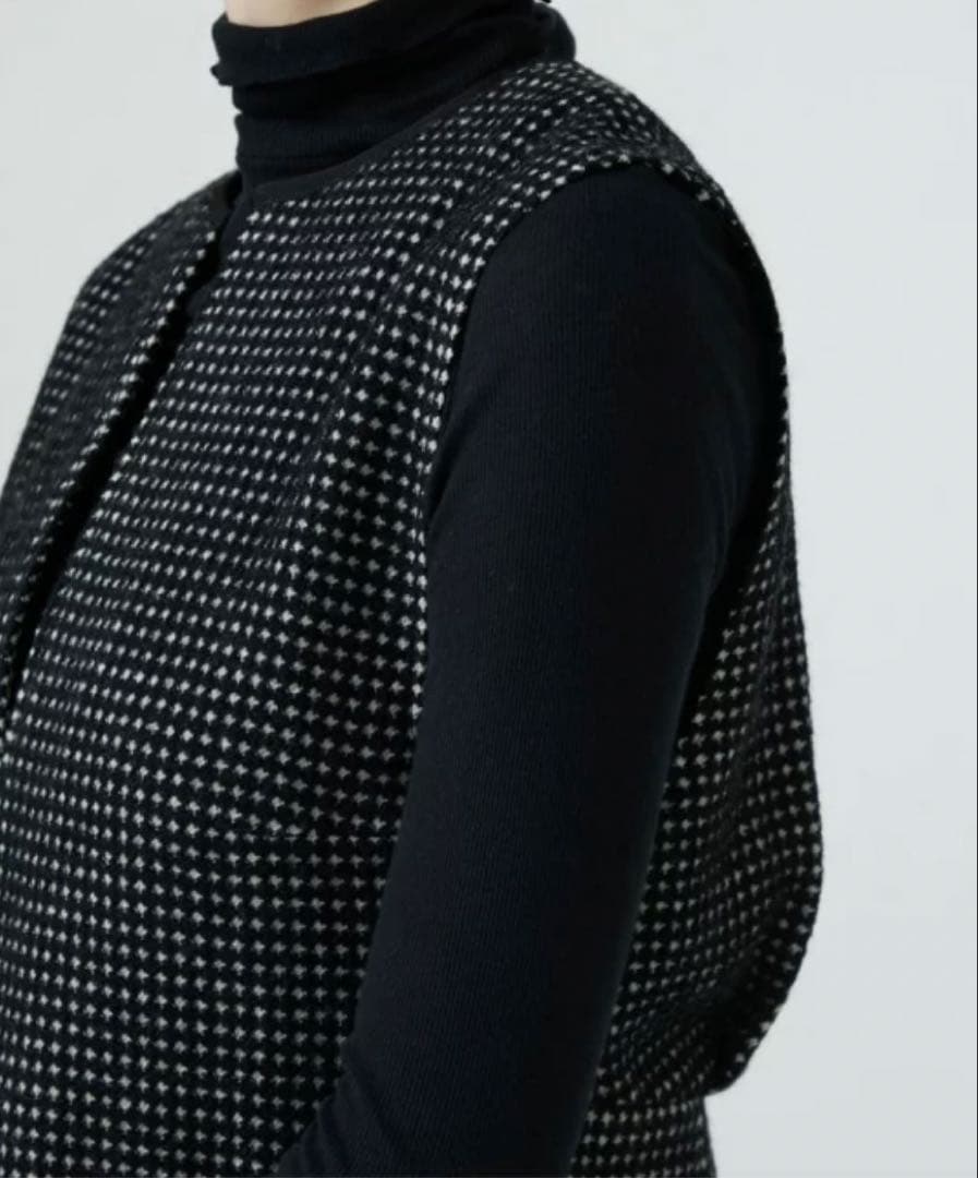 【Ballsey／ボールジィ】ワッフルツイード キーネックワンピース