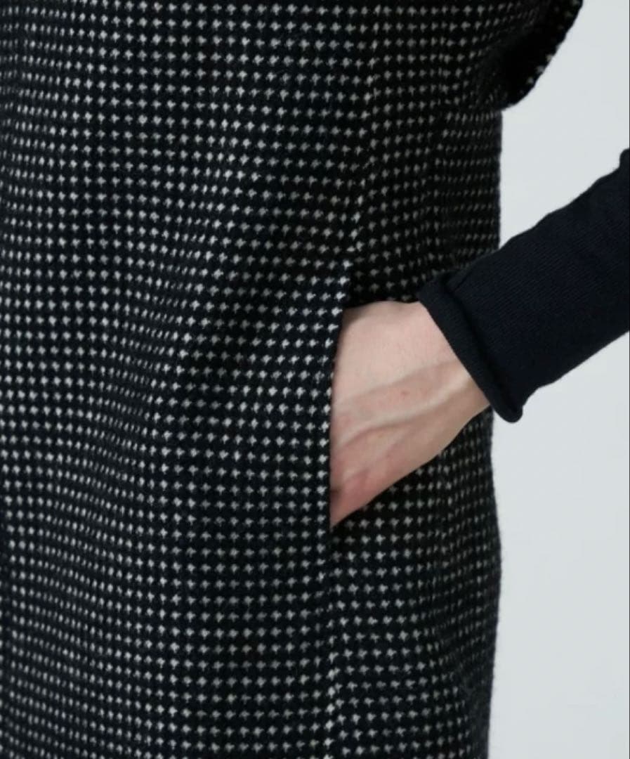 【Ballsey／ボールジィ】ワッフルツイード キーネックワンピース