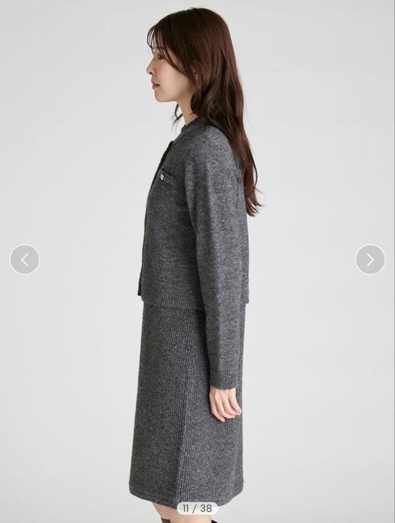 CELFORD スパークルミニニットワンピースセット 36サイズ