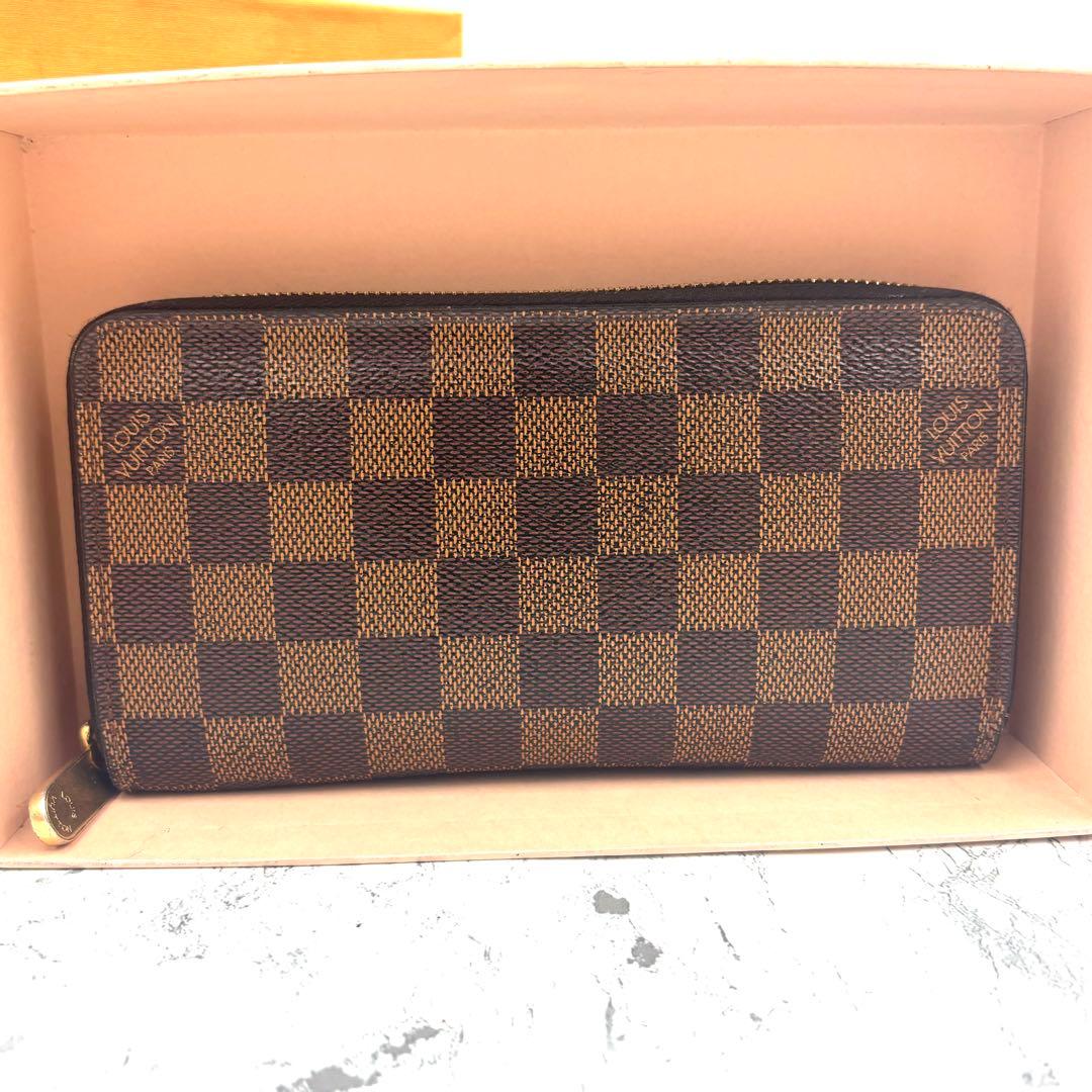 【新型モデル】 ルイヴィトン ダミエ ジッピーウォレット 長財布