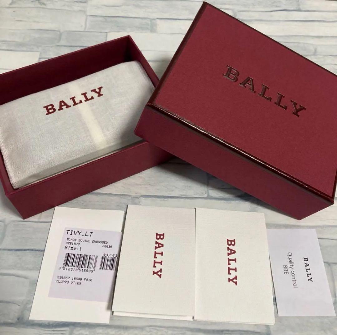 BALLY バリー ミニウォレット ケース 小銭入れ レザー ブラック