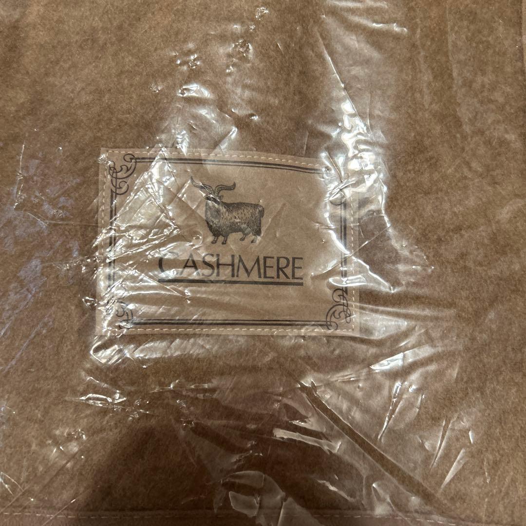 西川　カシミヤ毛布100% ベージュ　140x200cm