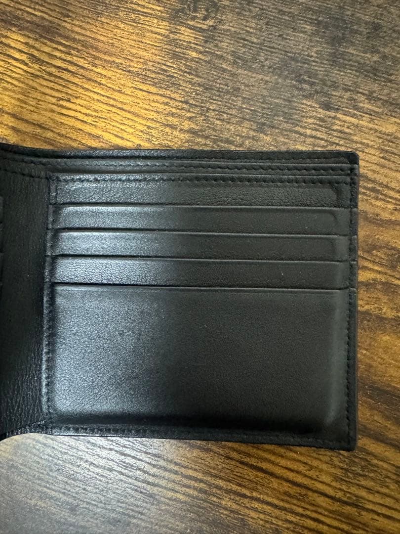 SAINT LAURENT ブラック 二つ折り財布