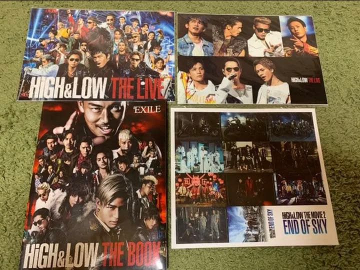 HiGH&LOW(映画+LIVE)+アルバムCD+月刊EXILE+α