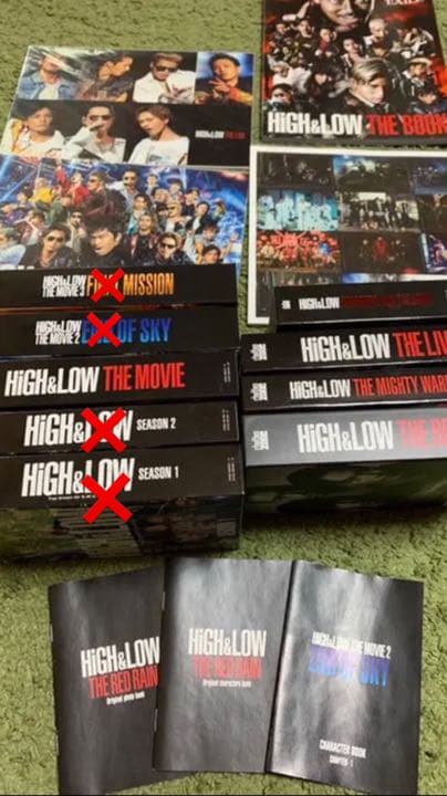 HiGH&LOW(映画+LIVE)+アルバムCD+月刊EXILE+α