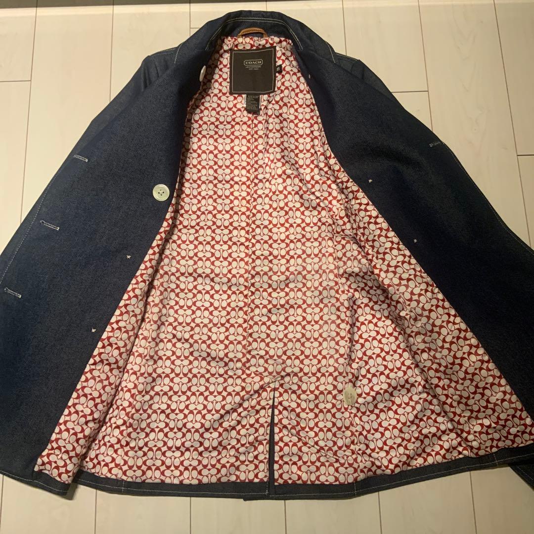 COACHデニムトレンチコート