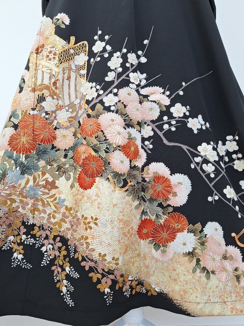 着物リメイクワンピース3651