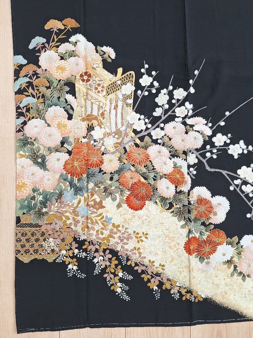 着物リメイクワンピース3651