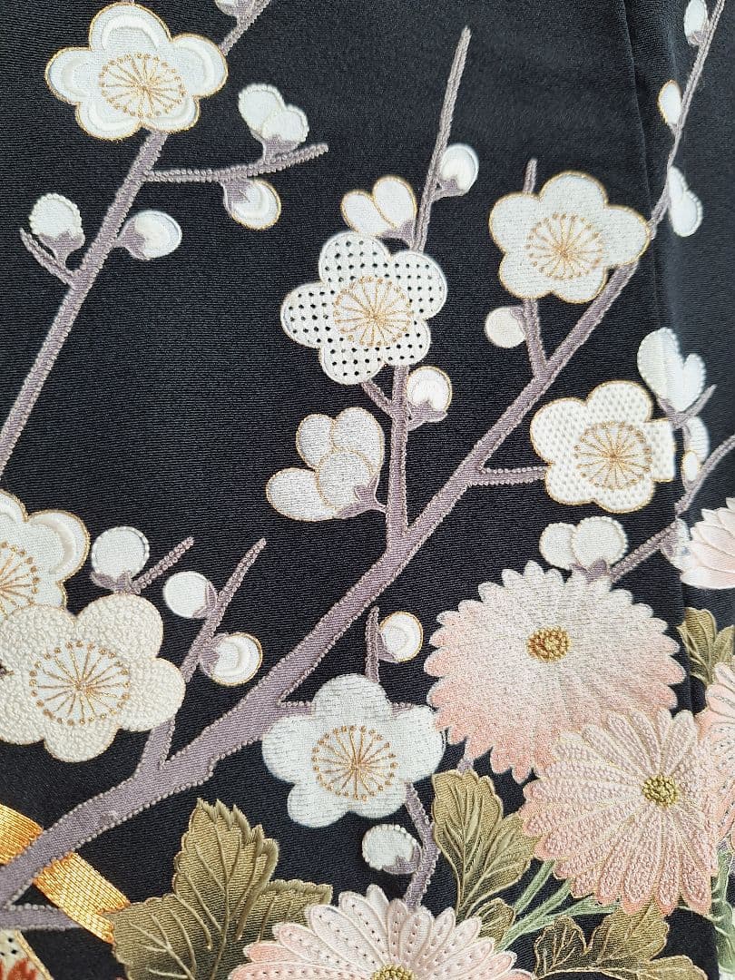 着物リメイクワンピース3651