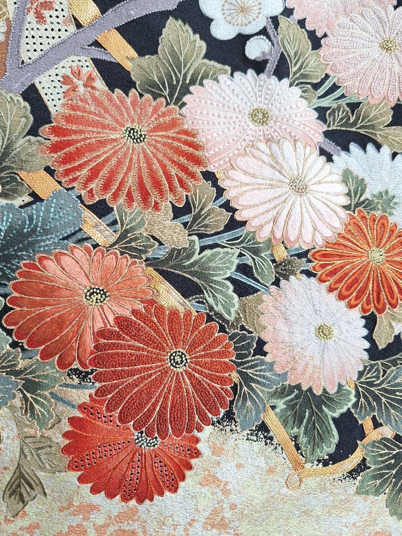 着物リメイクワンピース3651