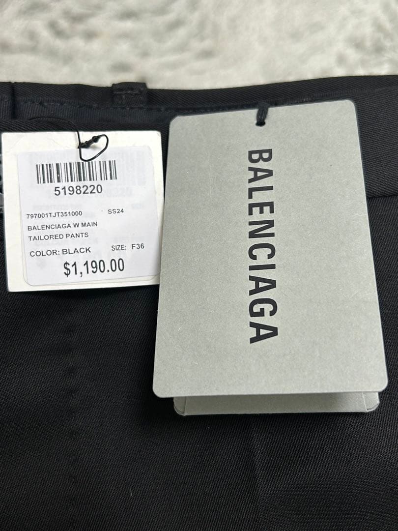 y*m様 BALENCIAGA Regular Fit Tailored Pan