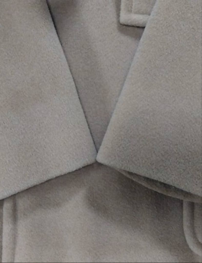 Max Mara ピュアウール キャメル　ガウンコート 38 上質　ベルテッド