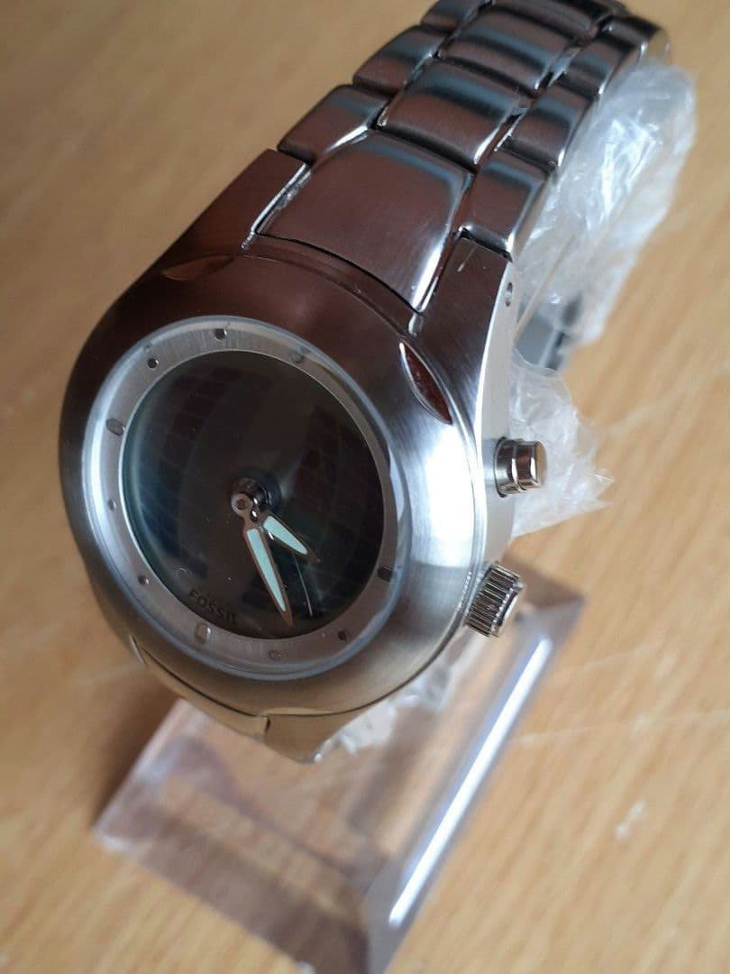 本物 FOSSIL フォッシル 復刻版 虹色 BIG TIC レディース 腕時計