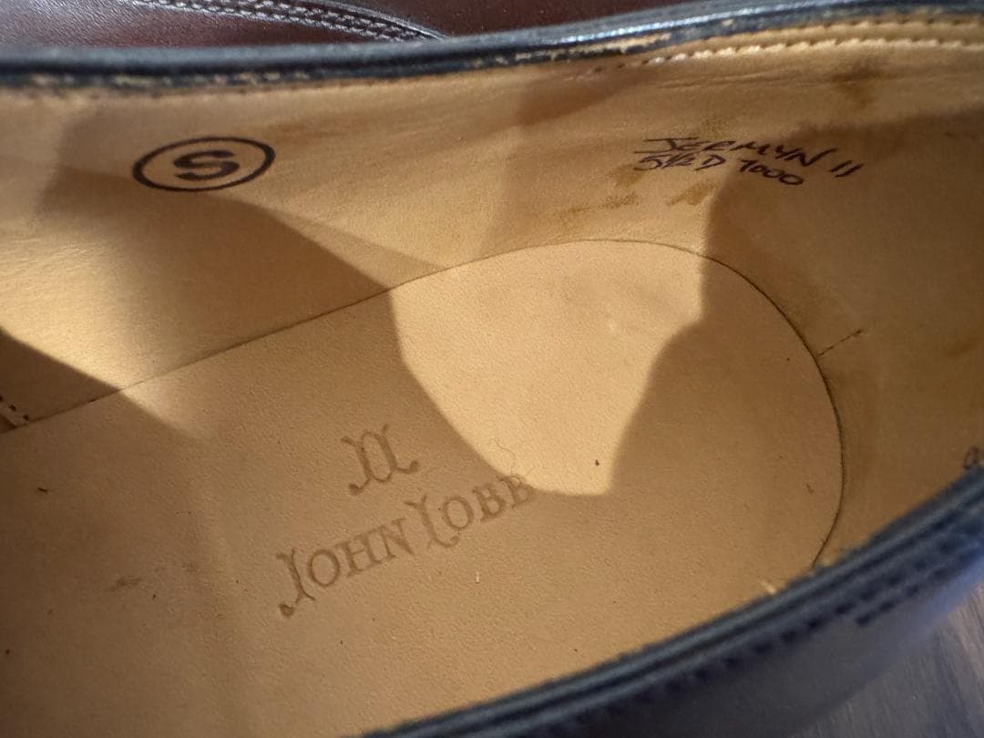 美品【ジョンロブ JOHN LOBB】JERMYN Ⅱ 5 1/2 D 7000