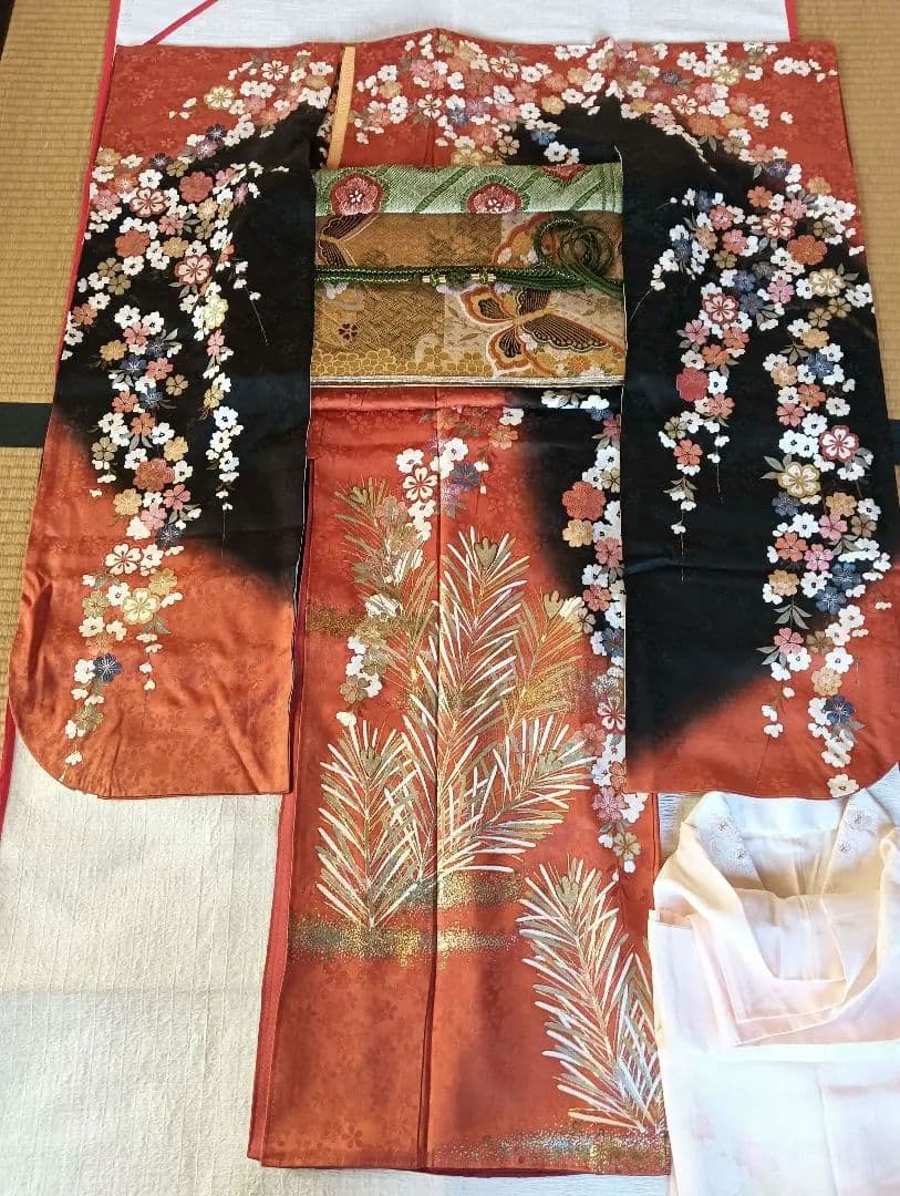 岩田専太郎　豪華振袖フルセット　美品　身丈161 裄 67