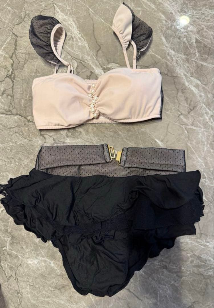 水着・ラッシュガード herlipto Pearl Belted Bikini