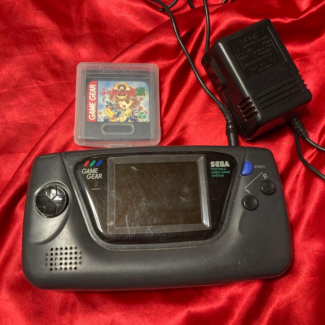 SEGA セガ ゲームギア本体 プヨプヨ通ソフト・ACアダプター付即購入OK！