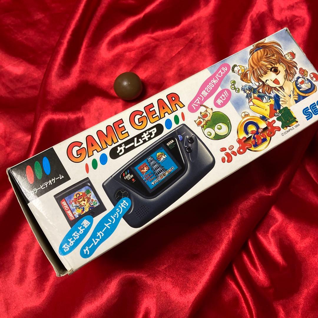 SEGA セガ ゲームギア本体 プヨプヨ通ソフト・ACアダプター付即購入OK！