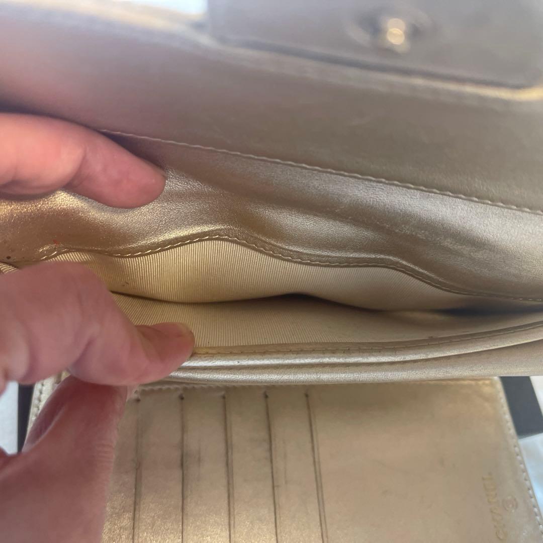 CHANEL 長財布　ゴールド