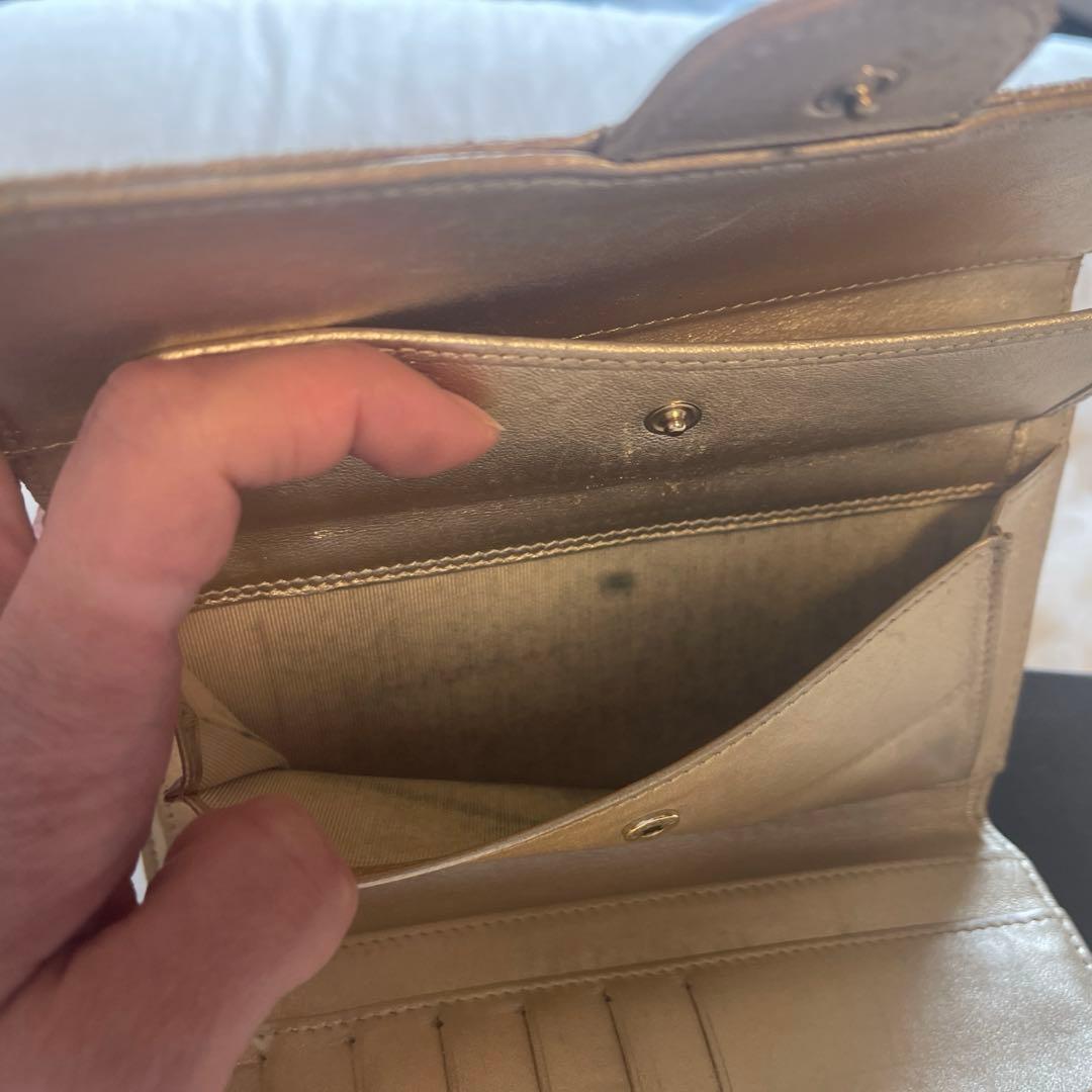 CHANEL 長財布　ゴールド
