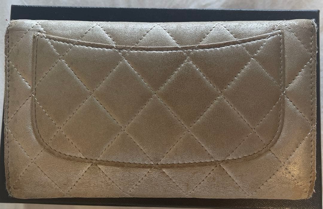 CHANEL 長財布　ゴールド