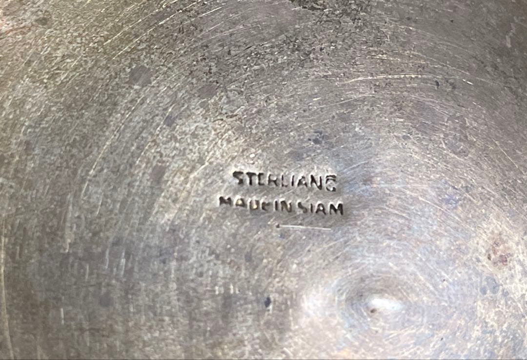 Y*U様 タイ　スターリング　銀　925 骨董　シルバー　灰皿