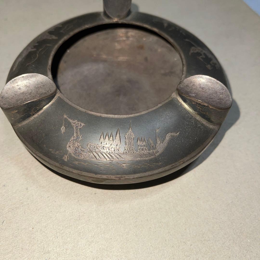 Y*U様 タイ　スターリング　銀　925 骨董　シルバー　灰皿