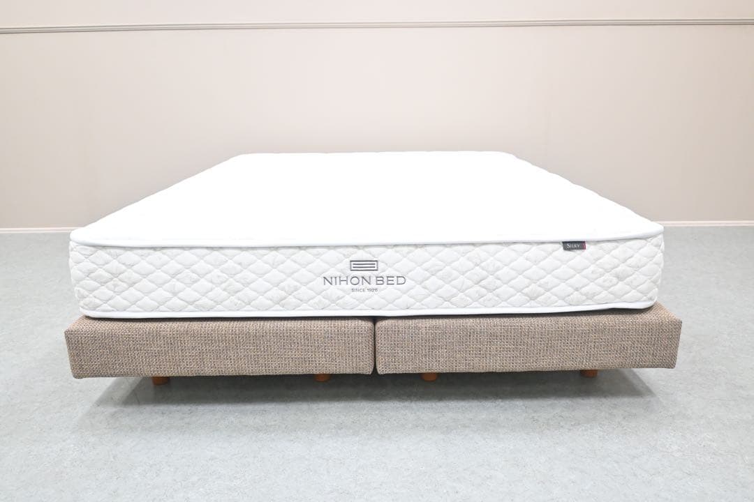 【展示未使用品】NIHON BED 日本ベッド クイーンサイズベッド シルキー