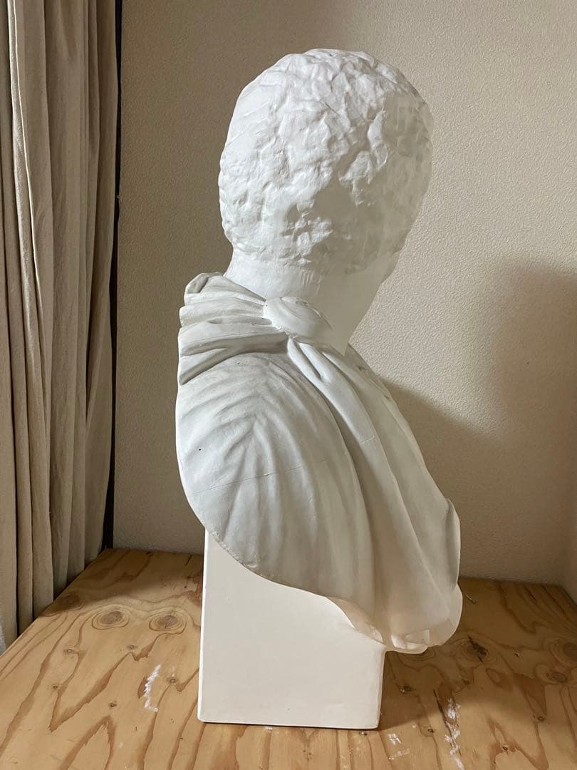 石膏像　ブルータス胸像　Yokohama Oka 製　引き取り限定