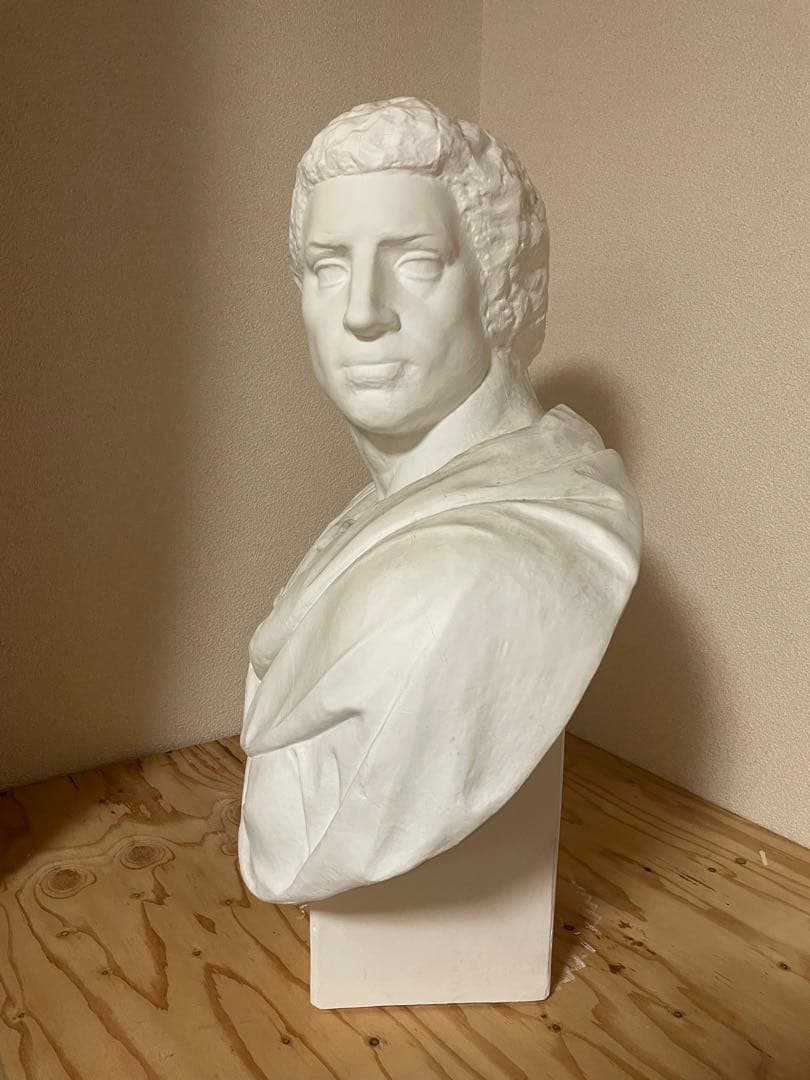 石膏像　ブルータス胸像　Yokohama Oka 製　引き取り限定