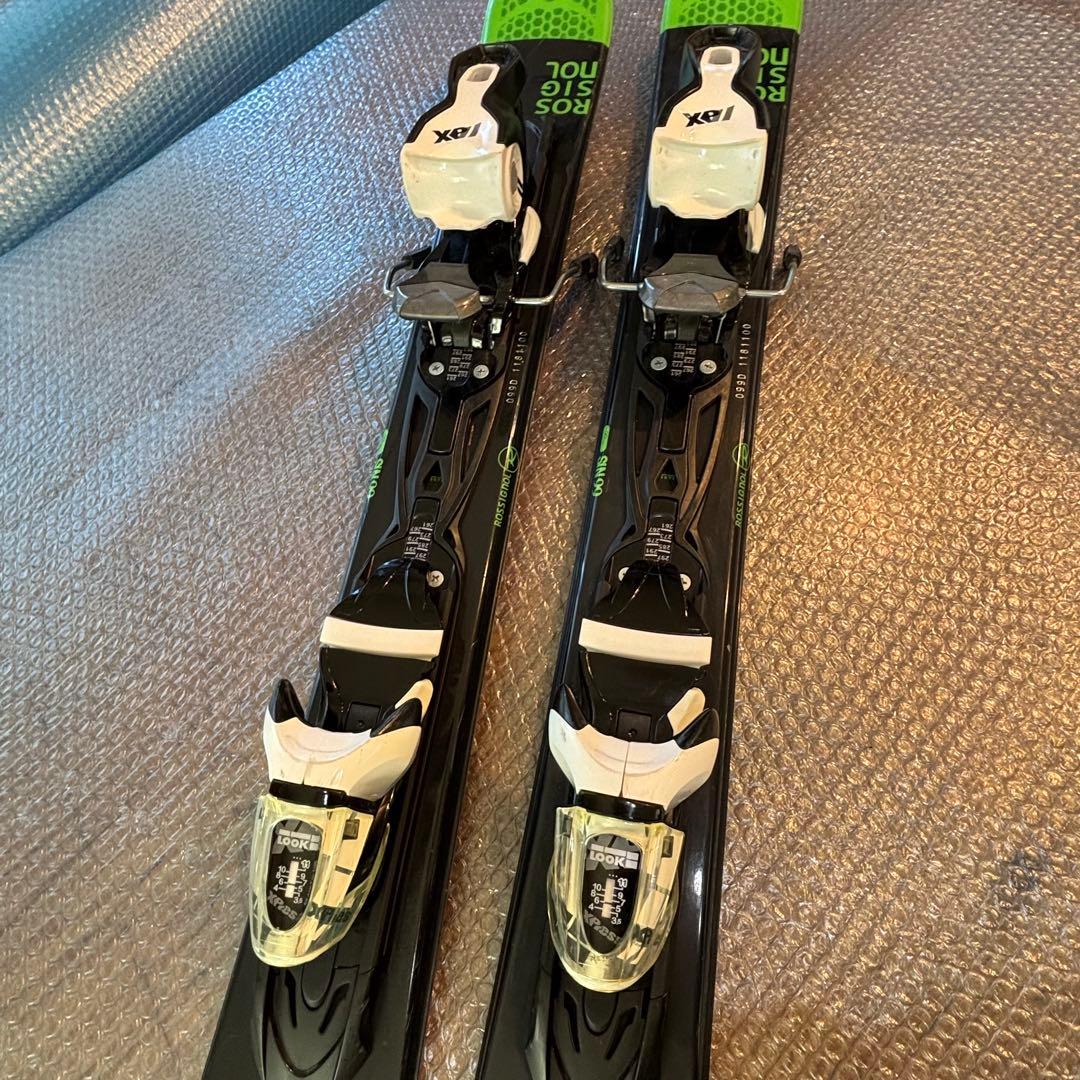 ロシニョール SIN99 調整ビンディング付ショートスキー　ミッドスキー