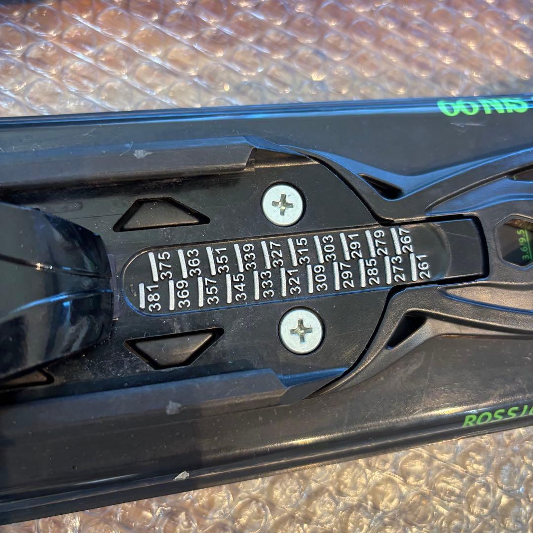 ロシニョール SIN99 調整ビンディング付ショートスキー　ミッドスキー