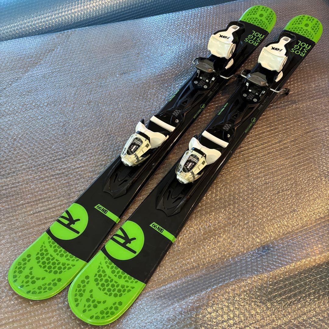 ロシニョール SIN99 調整ビンディング付ショートスキー　ミッドスキー