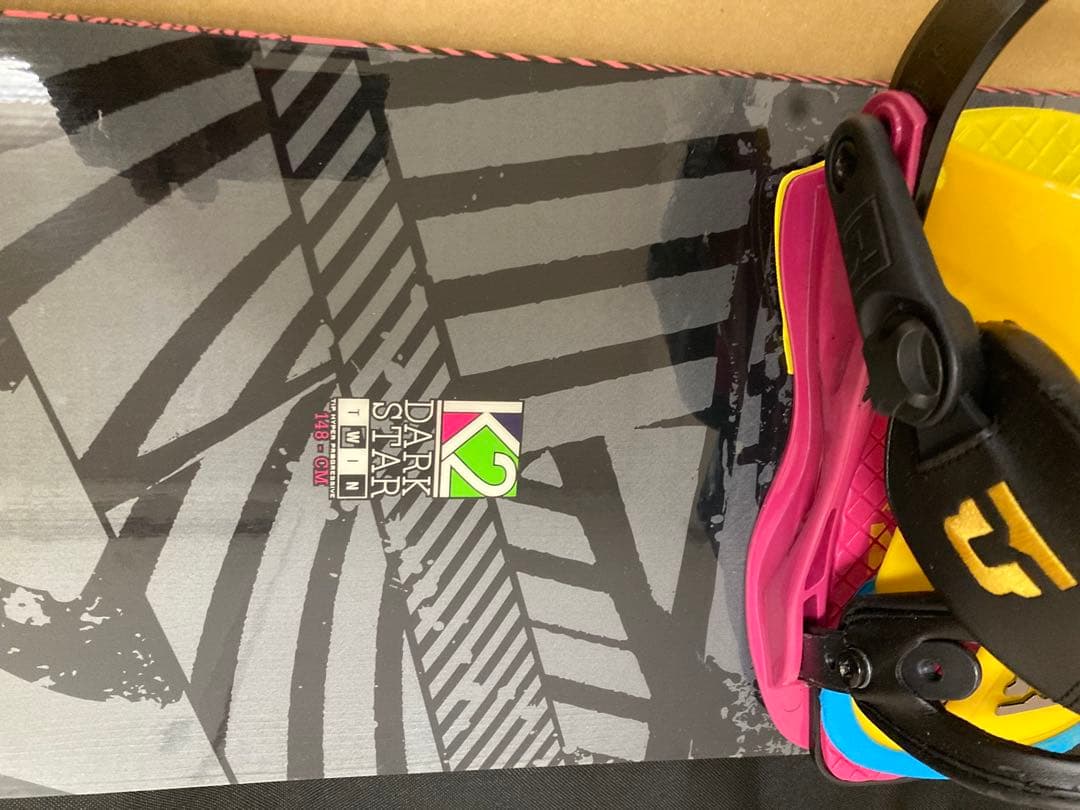 k2 スノーボード148cm ビンディングLカバー付き