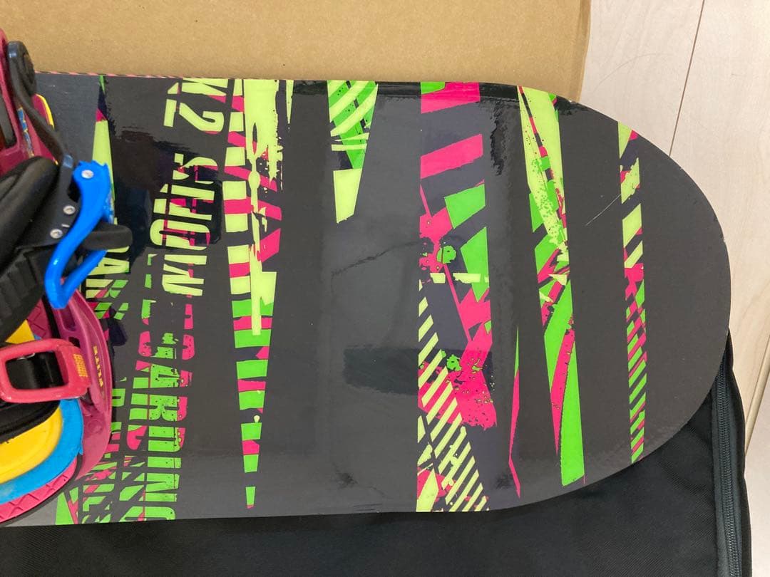 k2 スノーボード148cm ビンディングLカバー付き