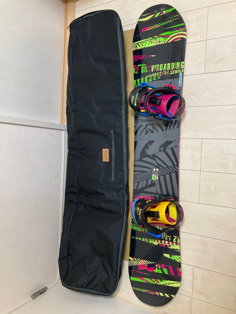 k2 スノーボード148cm ビンディングLカバー付き