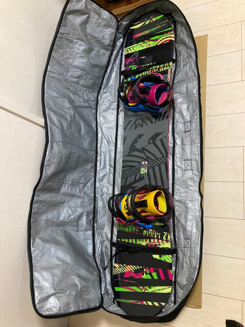 k2 スノーボード148cm ビンディングLカバー付き