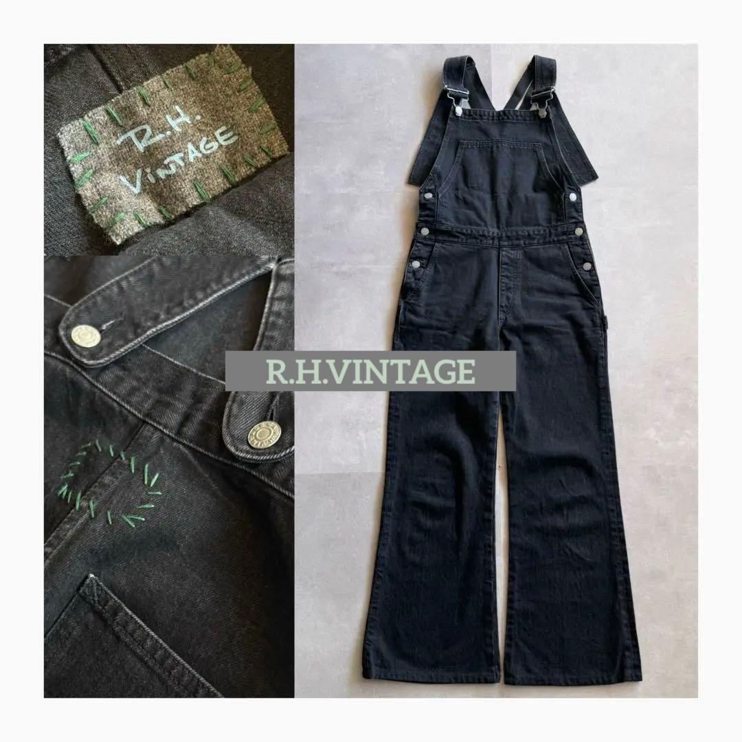 【本日限定価格✨】RonHerman ヴィンテージ加工 オーバーオール 黒デニム