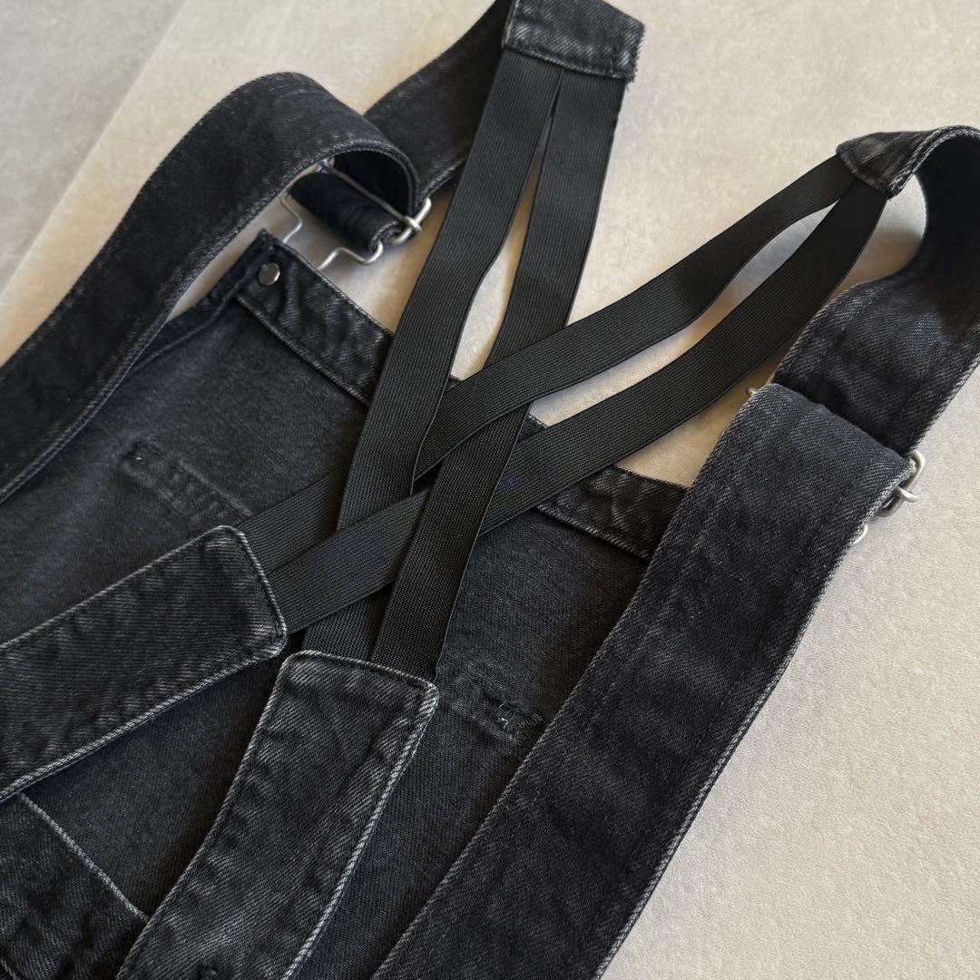 【本日限定価格✨】RonHerman ヴィンテージ加工 オーバーオール 黒デニム